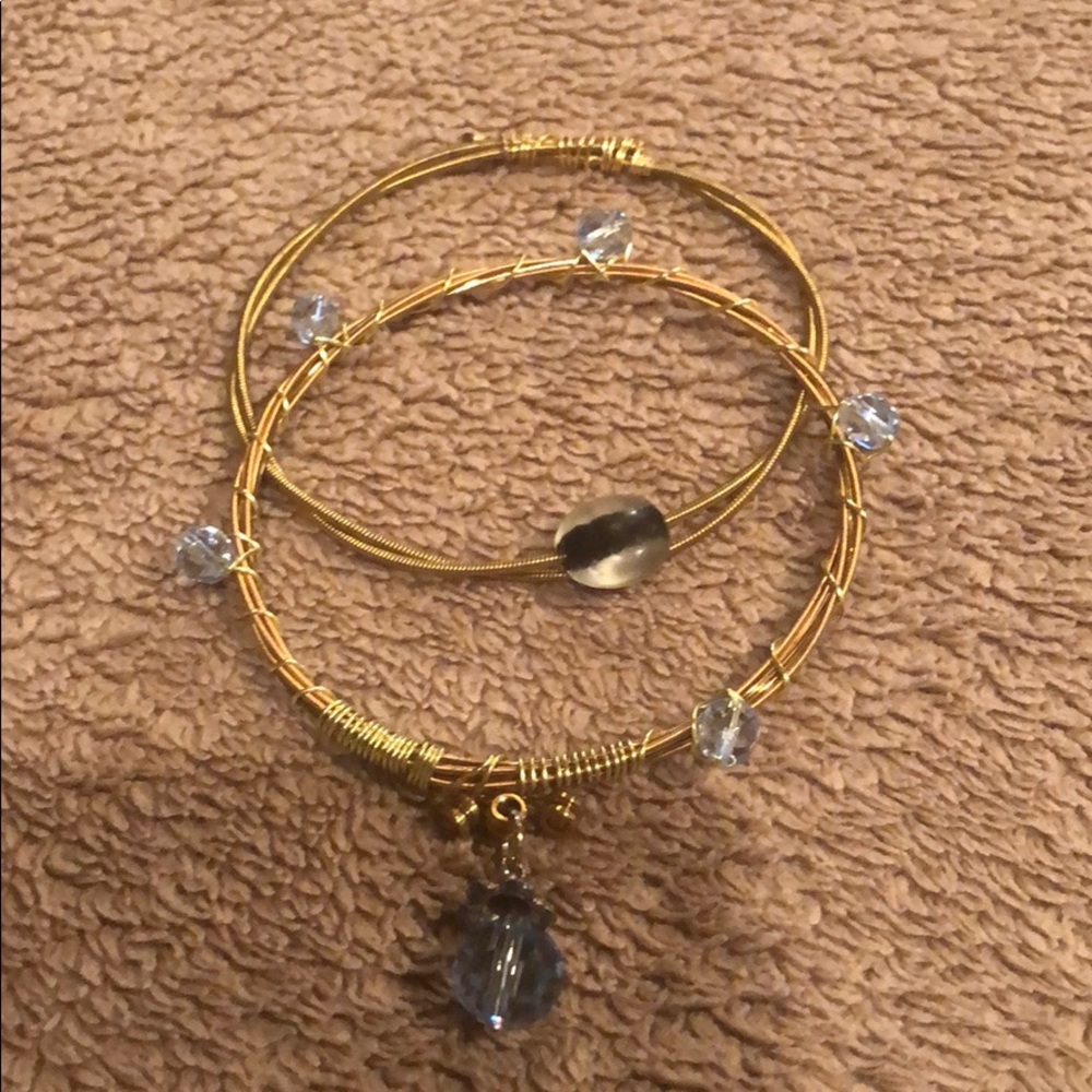 Bracelets, Set Of Two Guitar String Bracelets - image 6